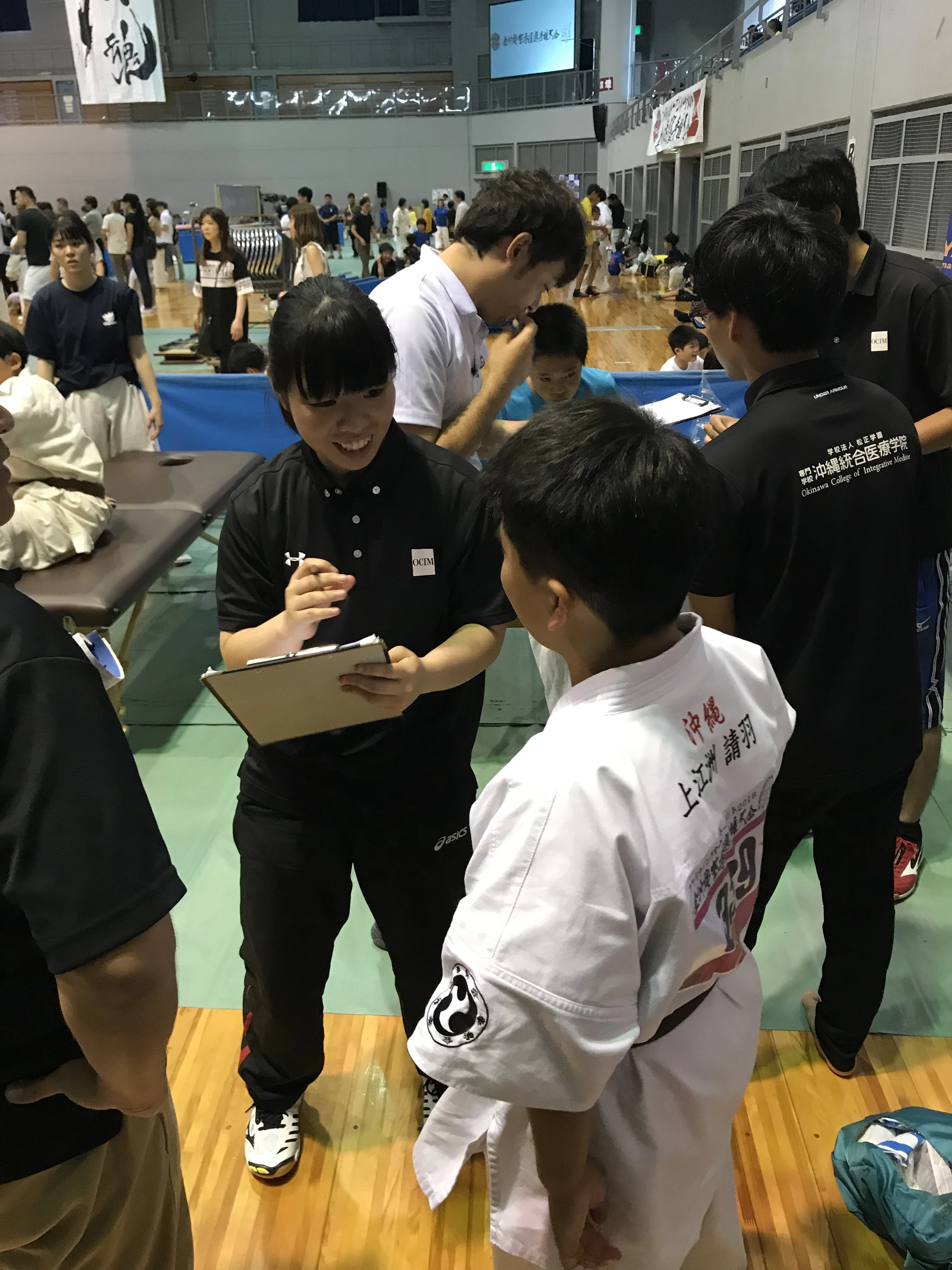 救護サポートボランティア【全沖縄空手選手権大会】